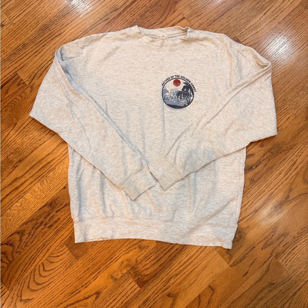 Brandy Melville Cream Long Sleeve Tee